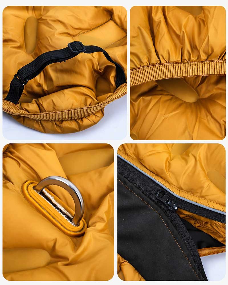 Dog Puffer Vest – Lightweight Down-Filled Windproof Winter Coat