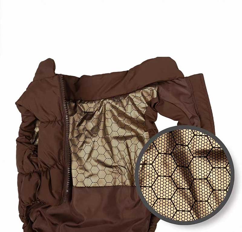 Dog-Winter-Vest-Lining-Detail Small Dog Puffer Vest – Lightweight Down-Filled Windproof Winter Coat
