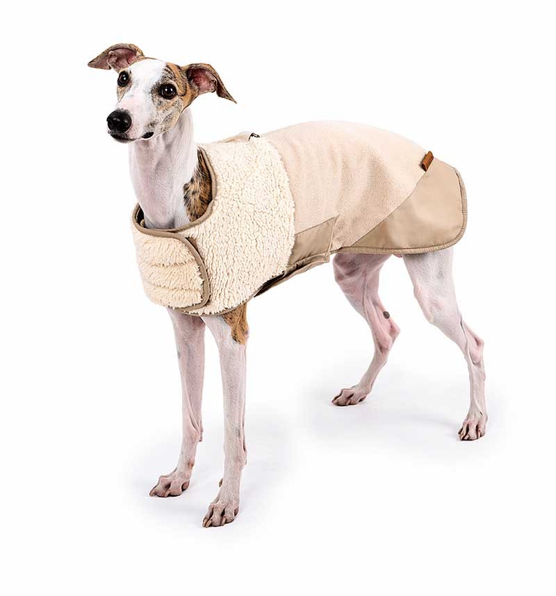 Sherpa Dog Coat – Luxury Suede-Effect Winter Vest for Medium & Large Dogs