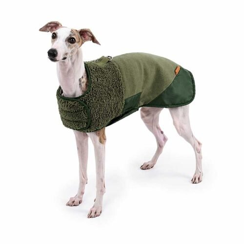 Sherpa Dog Coat – Luxury Suede-Effect Winter Vest for Medium & Large Dogs