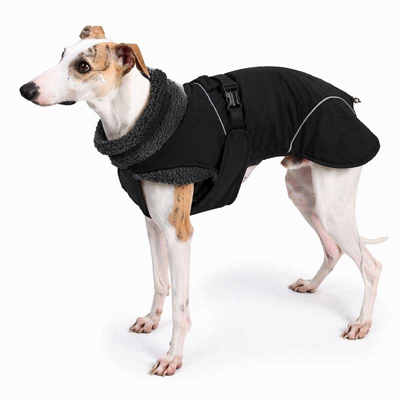 Dog Turtleneck Jacket – Waterproof Sherpa-Lined Outdoor Winter Coat