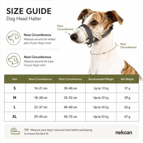 Humane Dog Muzzle for Medium & Large Dogs