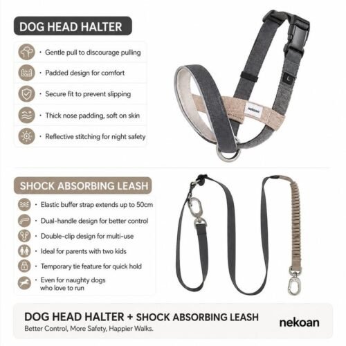 Humane Dog Muzzle for Medium & Large Dogs