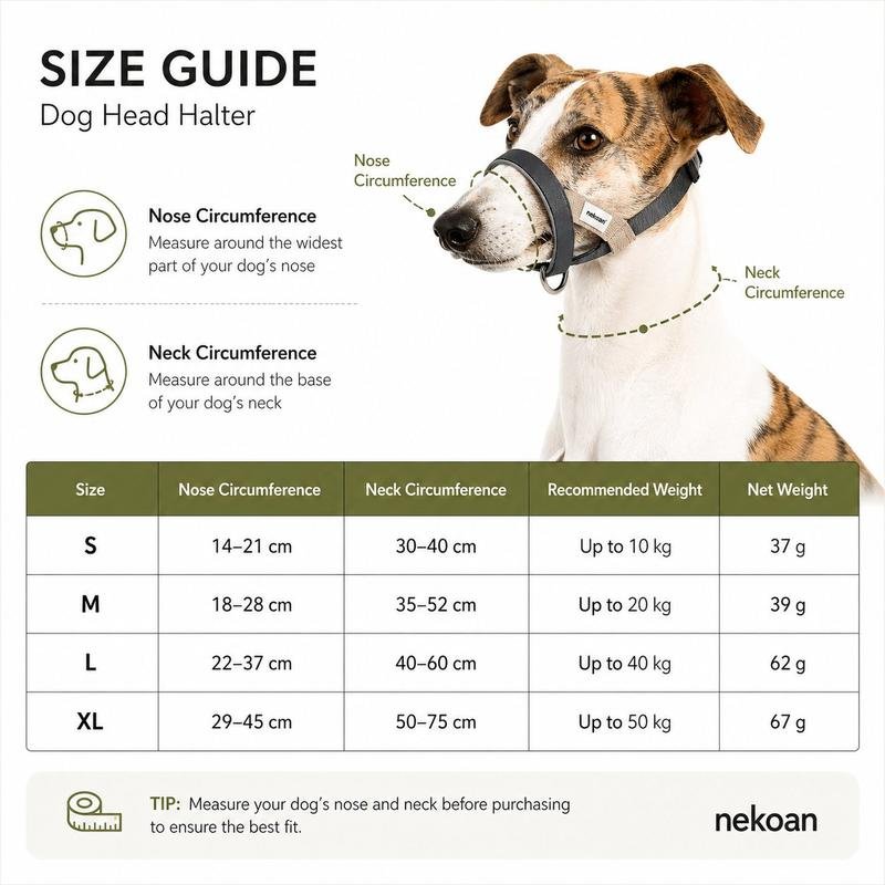 Humane Dog Muzzle for Medium & Large Dogs