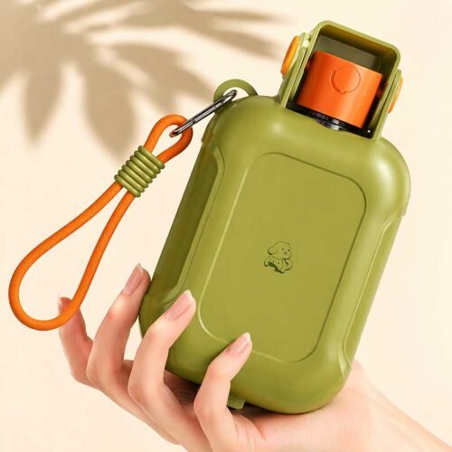Pet Travel Water Bottle – 2-in-1 Portable Food & Water Dispenser