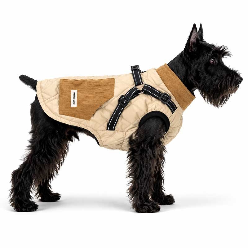 Dog Coat with Harness – Warm Fleece Vest for Small Dogs