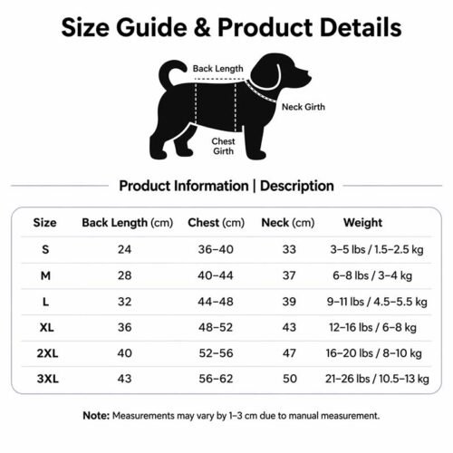 Dog Fleece Zip Vest – Warm Winter Jacket with Built-In Leash Ring