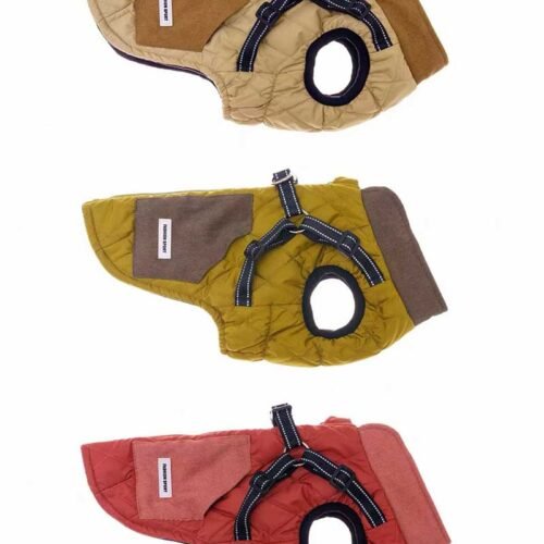 Dog Coat with Harness – Warm Fleece Vest for Small Dogs