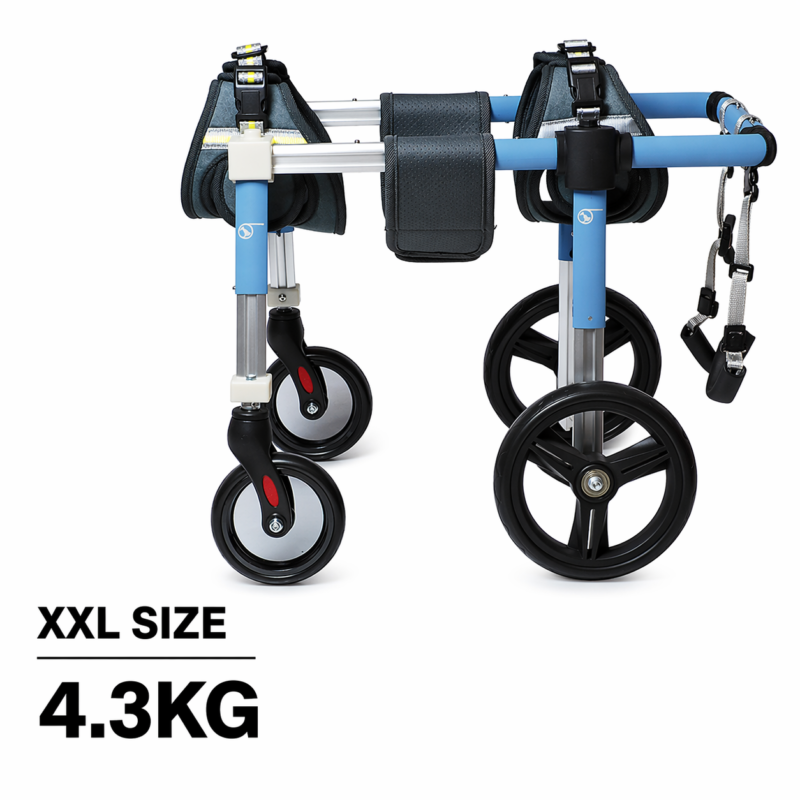 Dog Wheelchair – Four Wheel Mobility Cart for Disabled & Senior Dogs