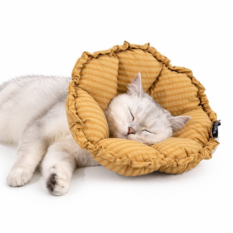 Soft Cat Cone Collar – Flower E-Collar for Recovery After Surgery