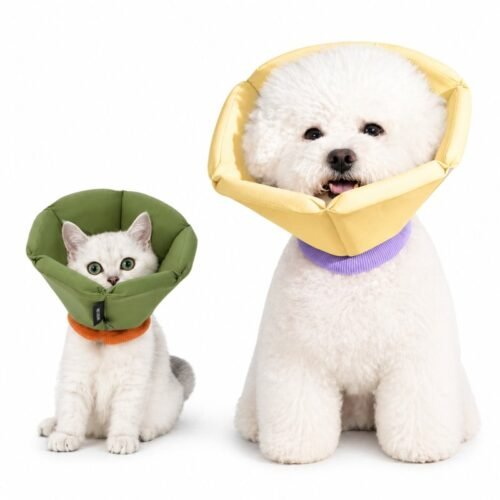 Dog Donut Collar – Soft Recovery E-Collar After Surgery for Dogs & Cats