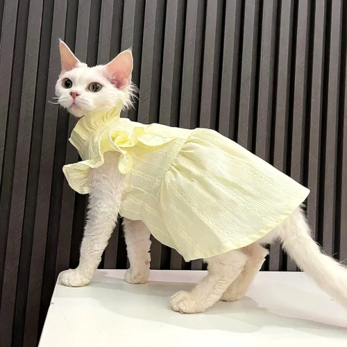 Lightweight Sphynx Cat Dress – Soft Clothes for Hairless Cats