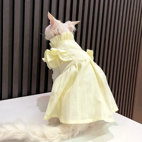 Lightweight Sphynx Cat Dress – Soft Clothes for Hairless Cats