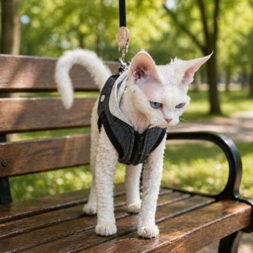 Sphynx Cat Harness and Leash