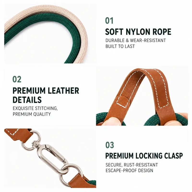 cat-harness-material-features-guide Escape Proof Cat Harness and Leash Set – Lightweight Adjustable Walking Harness for Cats