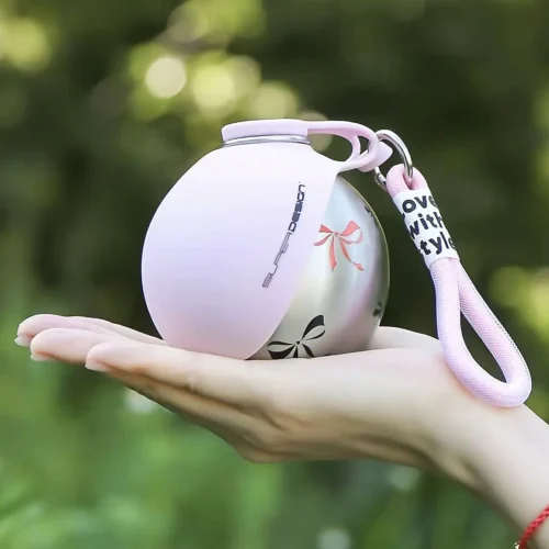 Portable Dog Water Bottle with Foldable Bowl